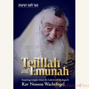 Tefillah and Emunah -  Rav Nosson Wachtfogel