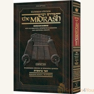 Compact Size Kleinman Ed Midrash Rabbah: Bereishis Vol 1 Parshiyos Bereishis through Noach