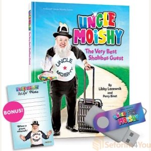 Uncle Moishy Book + USB + FREE Mitzvah Note Pad!